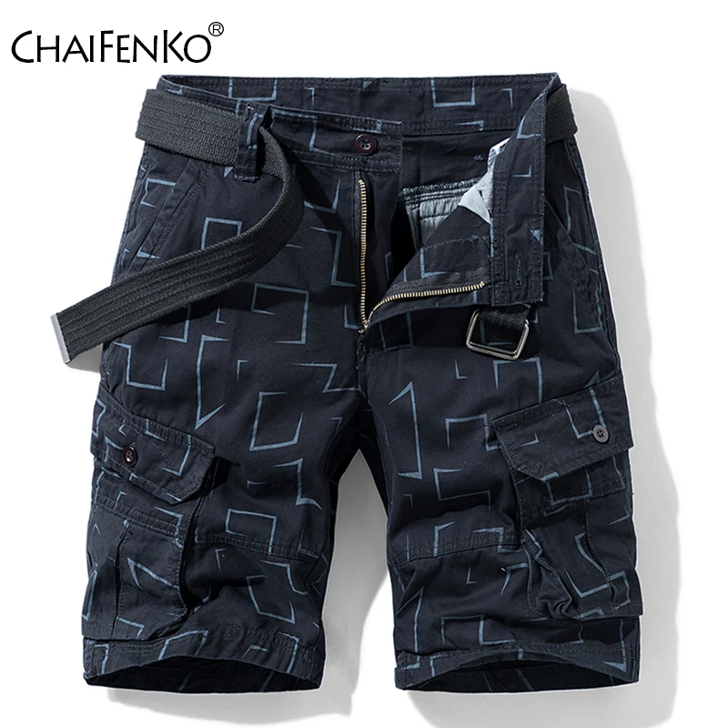 2021 Summer New Cotton Cargo Shorts Men Fashion Hot Casual Shorts Army Tactical Military Short Pants Men Loose Pocket Men Shorts