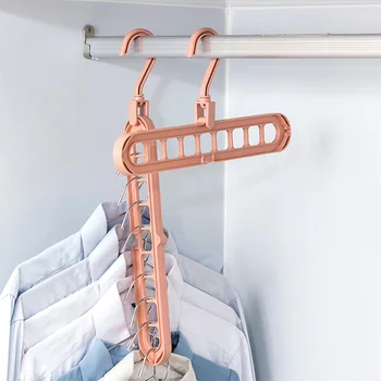 

ORZ Multi Clothes Coat Hanger Organizer Multi-port Support Baby Clothes Drying Racks Plastic Scarf Cabide Storage Rack Hangers