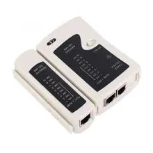Тестер сетевого кабеля RJ45 RJ11 RJ12 LAN Кабельный тестер провода сетевой инструмент