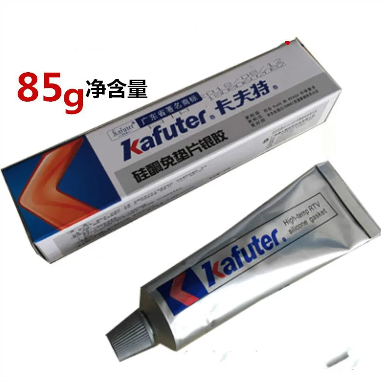 

Silver Glue Silicone Gasket-Free Sealant High Temperature Resistant Oil Resistant Car Motorcycle Sealant 85G