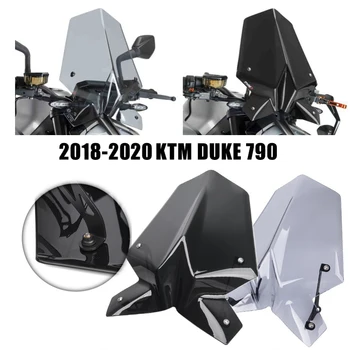 

Duke790 Windscreen Windshield Flyscreen Double Bubble Fly Screen Wind Deflectors Visor Protector For KTM Duke 790 2018 2019 2020