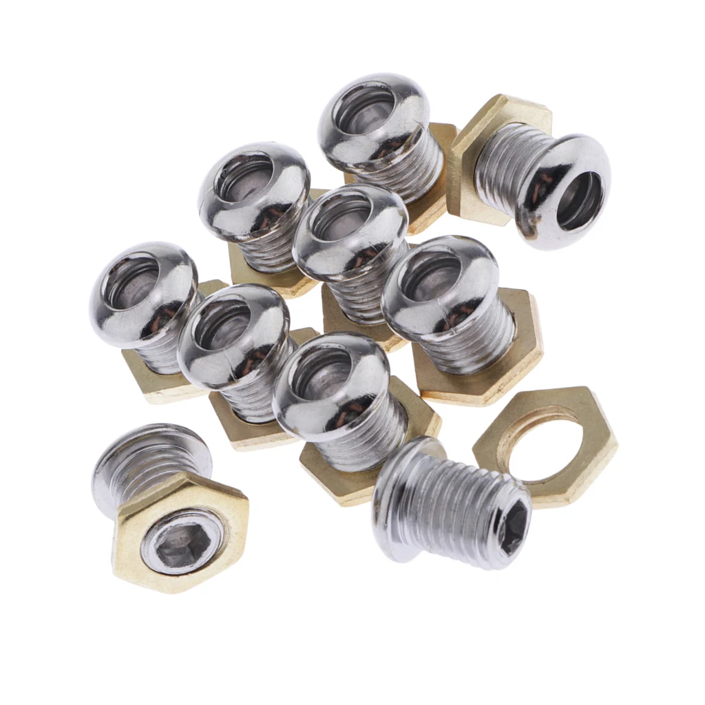 

10pcs Drum Air Vent With Gasket Bass Tom Snare Drum Parts Accessories