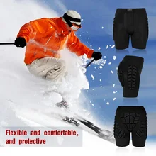TOMSHOO-pantalones cortos acolchados de protección, almohadilla para el trasero de la cadera, resistencia al impacto, ropa deportiva transpirable para esquí, snowboard y Patinaje