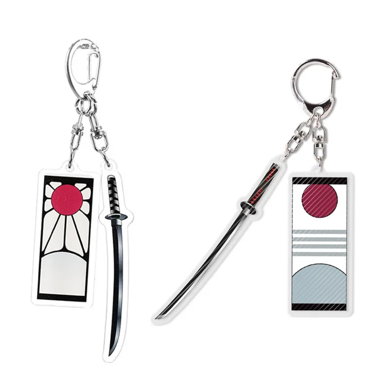 

Japan Anime Demon Slayer Kimetsu No Yaiba Tanjiro Kamado Nezuko Kamado Giyū Sakonji Urokodaki Zenitsu Keychain Toys Gifts