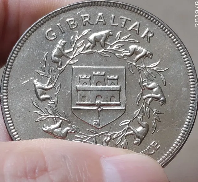 

38mm Gibraltar ,100% Real Genuine Comemorative Coin,Original Collection