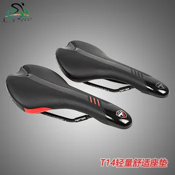 

Zute New Style T14 Lightweight Comfortable Silicone Filled Cushion Road Mountain Bike Bike Riding Equipment Accessories saddle