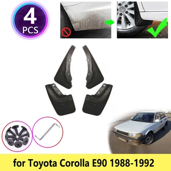 

for Toyota Corolla AE90 E90 1988 1989 1990 1991 1992 Mudguards Mudflap Fender Mud Flaps Splash Flap Guards Front Car Accessories