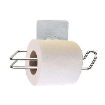

NICEYARD Stainless Steel Washable Stick Hooks Rack Bathroom Storage Tissue Holder Kitchen Accessories Roll Paper Holder