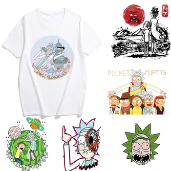 

Showtly Rick and Morty t shirt Men/Women T-Shirts Novelty funny clothes tshirts man white tee shirts pickle rick male Tops