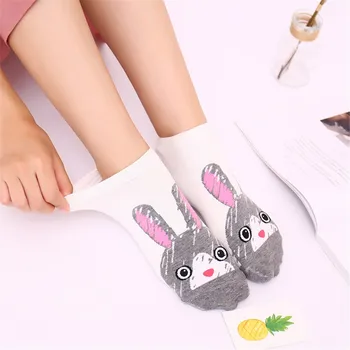 

Harajuku Women Man Cotton Socks Kawaii Cat Animal Art Animation Character Cute Ankle Socks Fashion Socks Women Calcetines Mujer