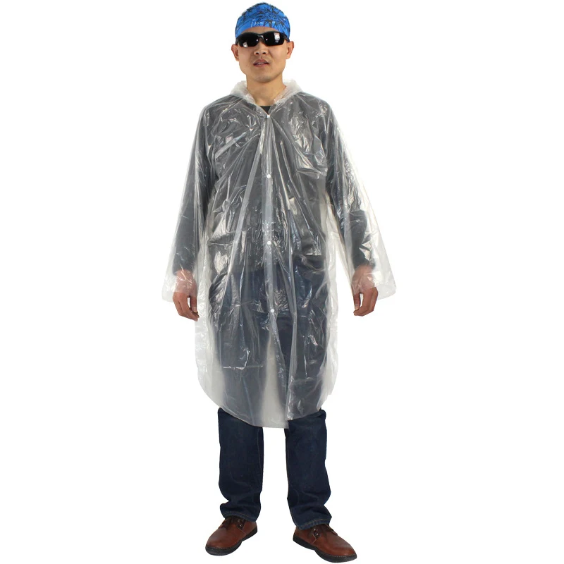 GENERICO Set 2 Capa Poncho Impermeable Portátil Para Exteriores Blanco