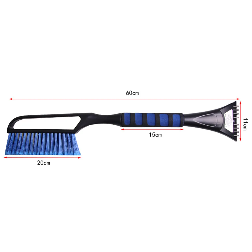 Newest Car Accessories Multifunctional Snow Shovel Long Rod Deicing Ice Sweep Tool Windshield Snow Scraper 33*15.5cm Wholesale