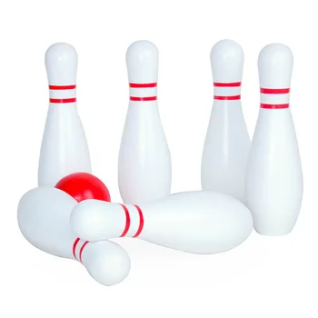 

1 Set Wooden Bowling Pins and Balls Fun Safe Educational Toy for Kids Children Outdoor or Indoor Toy Sports Gift for Children
