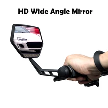 

1 Pair Bicycle Rear View Mirror Bike Cycling Wide Range Back Sight Reflector Adjustable Bar End Mirrors Save Space