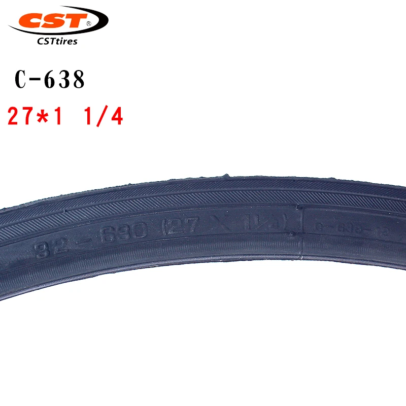 CST-Bicycle Outer Tire, Racing Steel Tire, 27in, 32-630, 27*1 1/4, C638