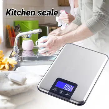 

Stainless Steel Kitchen Electronic Weighing 1g-15kg Baked Food Weighing Household Mini Small Platform Scale