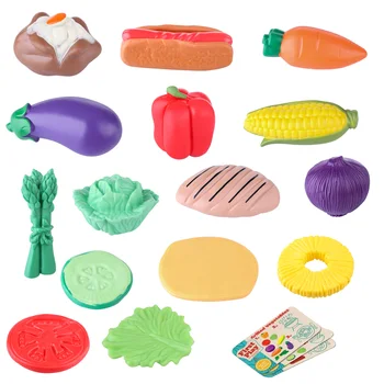 

18Pcs Children Kitchen Pretend Play Simulation Fruit Vegetable Food Toys
