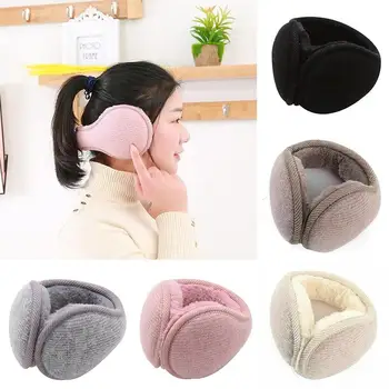

Female Ear Earmuffs Winter Warm Cotton Thick Plush Unisex Earmuffs Women Outdoor Sports Keep Warm Fleece Warmer Men Ear Muffs