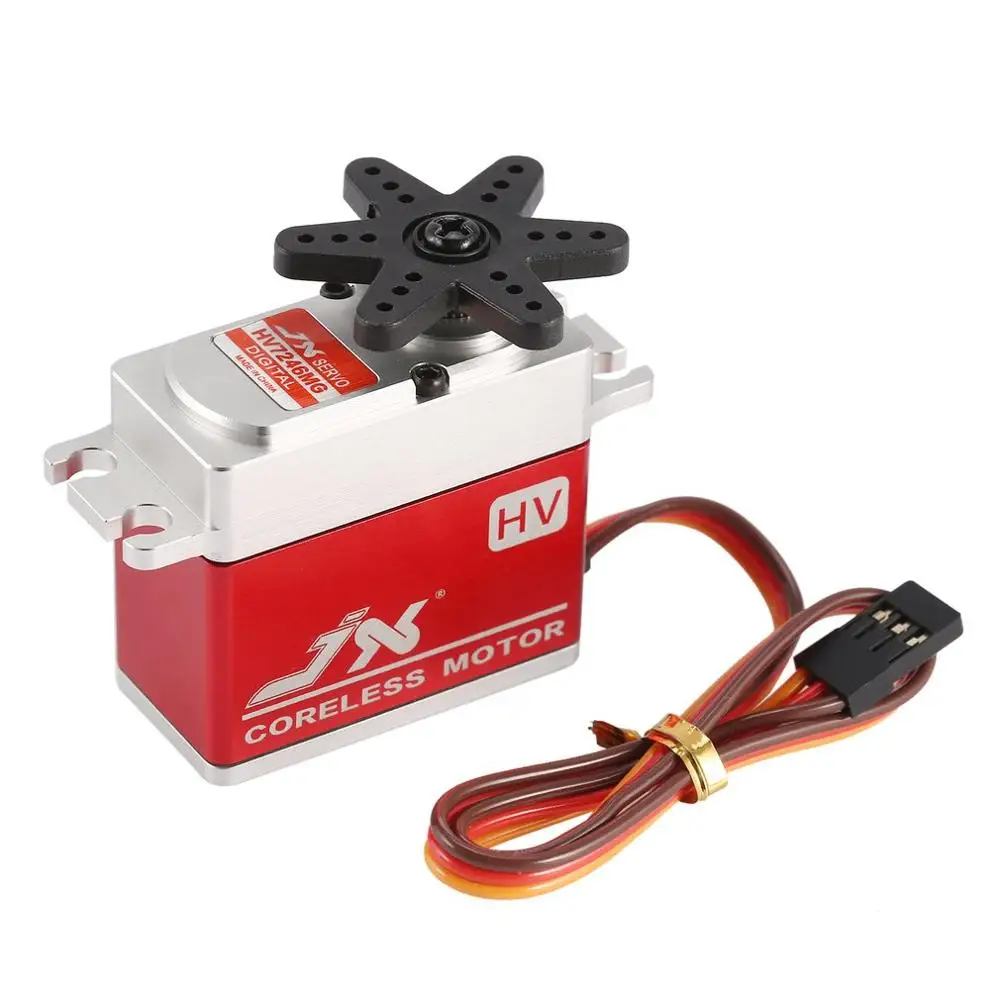 

JX PDI-HV7246MG 46KG 6-8.4V High Voltage Metal Gear Digital Coreless Standard Servo for RC Car 550-700 Airplane Helicopter