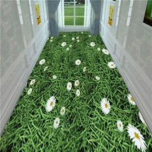 Фланелевый 3D ковер с ромашками для гостиной, коврики для шкафов, детская спальня, коврик для украшения дома, газон, золотая рыбка, коврик для коридора, ковры