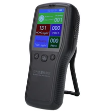 Цифровой PM2.5 детектор качества воздуха с ЖК-дисплеем PM10 TVOC HCHO формальдегид качество воздуха измерительные инструменты 152*68*42 мм