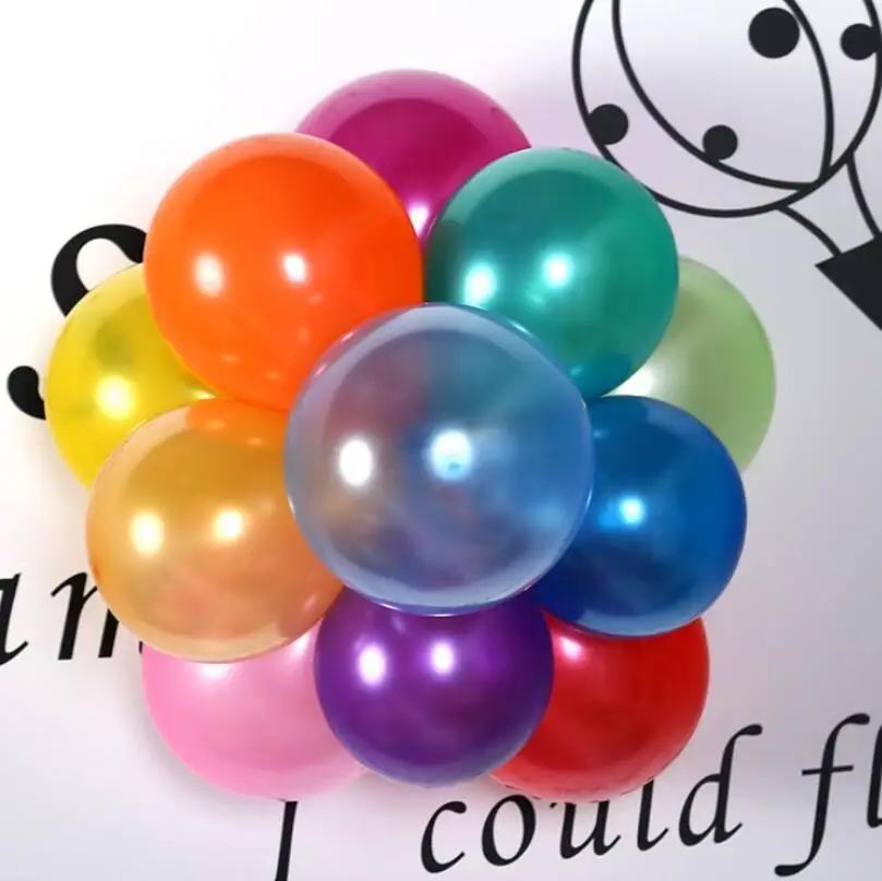 

10Pc birthday balloons 10inch 1.5g Latex Helium balloon Thickening Pearl party baloon Party Ball kid child toy wedding ballons