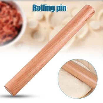 

DIY Wooden Rolling Pin Pastries Wood Non Stick Cookies Dough Roller Stick Tools Accessories For Kitchen Patisserie Baking Tools