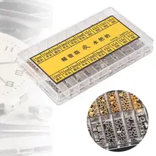 Pro 20 типов серебряные и золотые часы Корона с противоскользящим канавком часы часть компонент для часовщика часы Ремонт аксессуаров инструмент