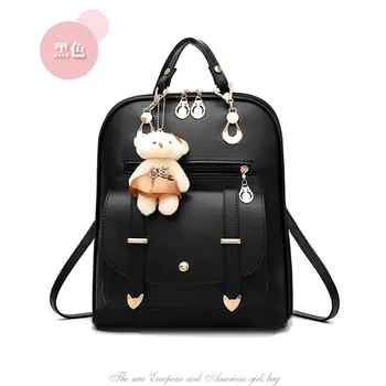 

Backpacks Flowers Embroidery School-Bags Rucksack Small Floral Female Girls JIULIN Women PU
