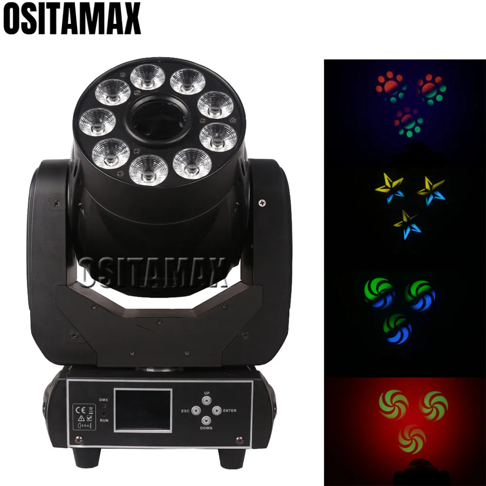 Диско-светильник светодиодный 75 Вт 9x12 RGBWA UV DMX512 | Лампы и освещение