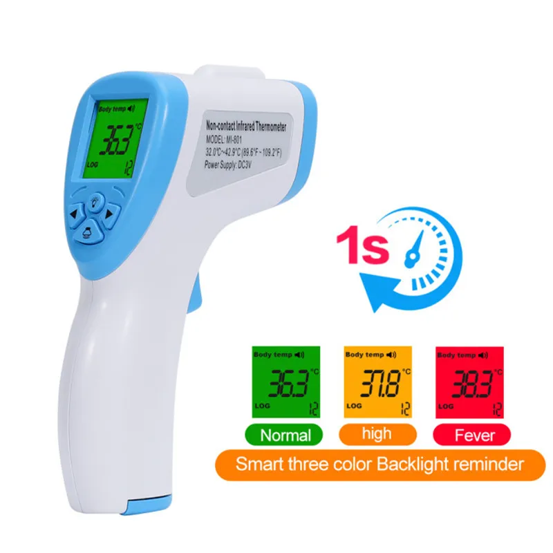 

Non-Contact Body Thermometer Forehead Digital Infrared Thermometer Portable Non-contact Measure Temperature Tool Baby/Adult
