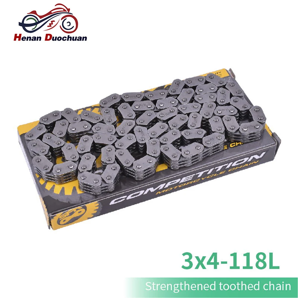 3x4 118links Motorbike Timing Chain For Honda Vt600 Vt600c Cd Shadow