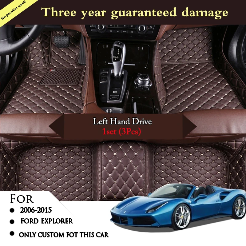 For Ford Explorer (7 Seats) 2015 2014 2013 2012 2011 2010 2009 2008 2007 2006 Car Floor Mats