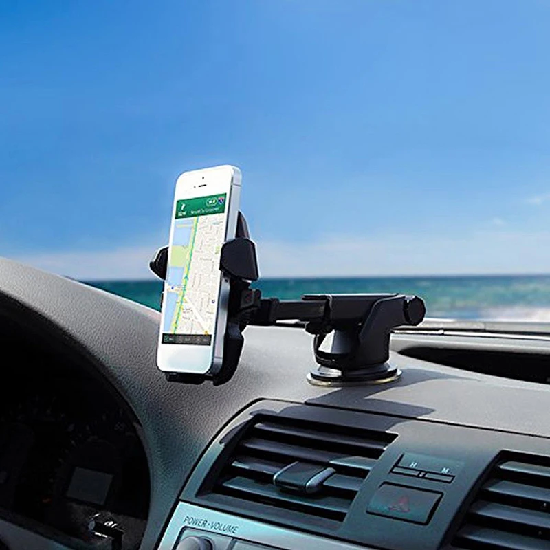 Универсальный автомобильный держатель для телефона с поворотом на 360 градусов, подставка для gps-навигатора, кронштейн на присоске VH99