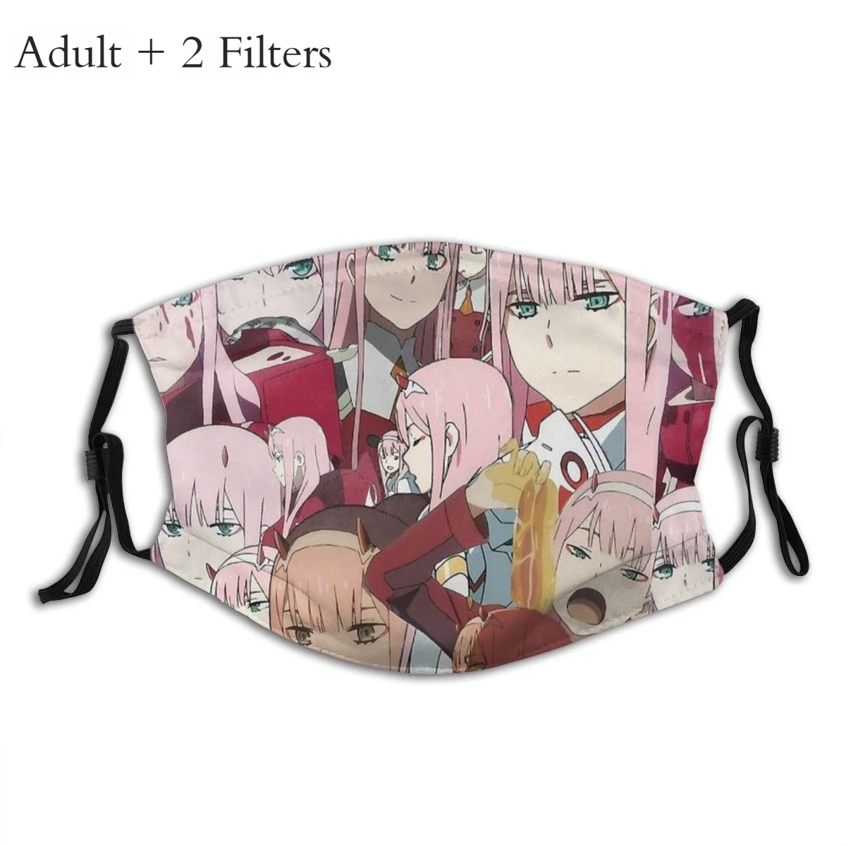 Маска для лица с фильтром ZERO TWO моющаяся маска рта любителей французского