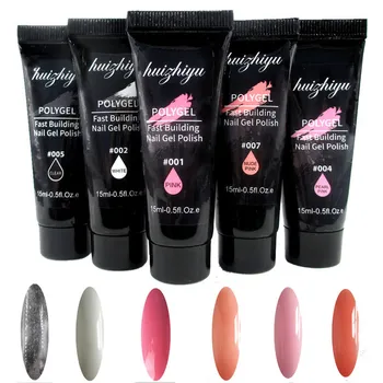 

6 Pcs Nail Extension Fiber Set Fiberglass Nails Phototherapy Extension Glue Poly Gel DIY Nail Art High Quality Resin Dropship