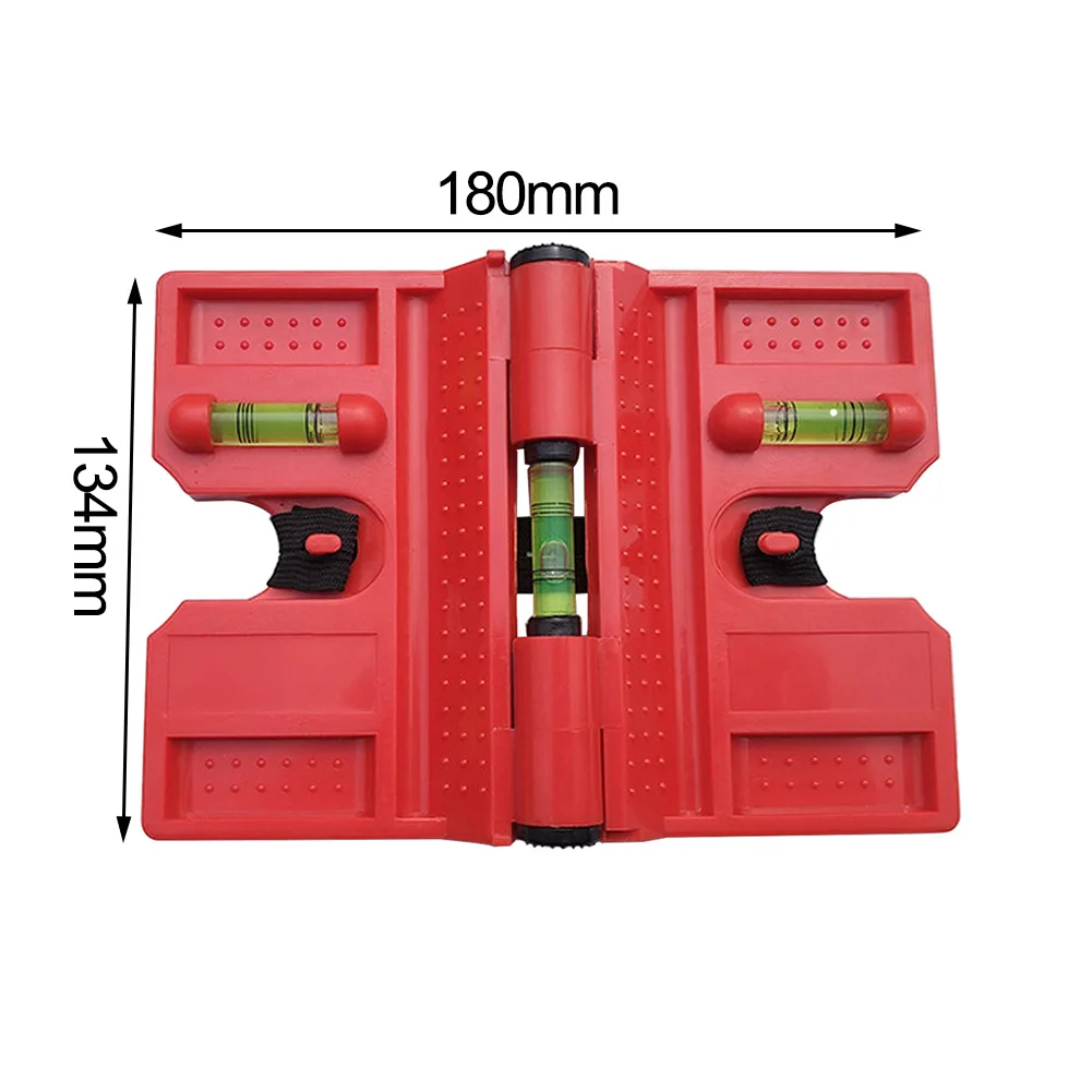 Portable Measuring Angle Gauge Level Ruler Professional Magnetic Woodworking Tools ABS Practical Folding Precise Adjustable