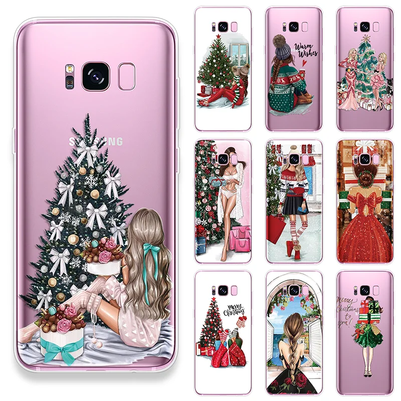 

Fashion Christmas Gift Mom Girl Baby Silicon Cover For Samsung Galaxy A90 A80 A70 A60 A50 A40 A40S A30 A20 A20e A10 A7 2018 Case