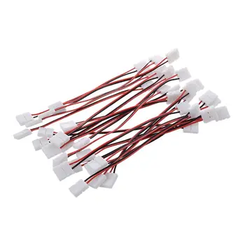 

20X RGB 3528 5050 LED LIGHT STRAP ADAPTER DC BOLT CONNECTOR TRANSFORMER 2 Pin Connector (8Mm)