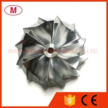 

TD04HL 49189-x 20G 52.56/68.00mm 6+6 blades Performance Turbo Aluminum 2618/Milling/Billet compressor wheel for turbocharger