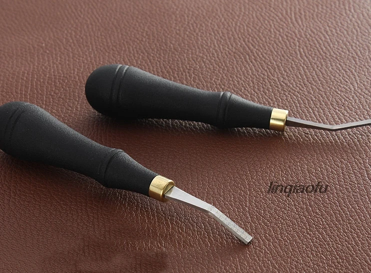 Leather surface sanding rough leather tool sun pattern 3/4mm wide