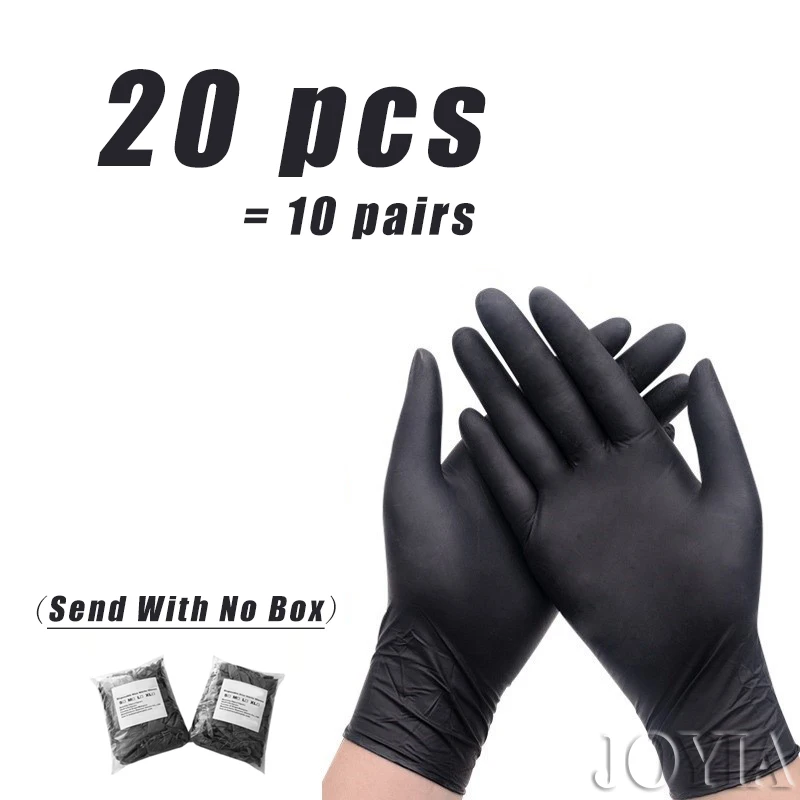 Gants jetables verts taille M, gros plan sur la matière.
