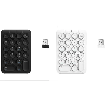 

B.O.W Portable Slim Mini Number Pad,22 Keys 2.4Ghz Wireless USB Numeric Keypad Keyboard for Laptop Desktop PC