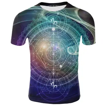 

Fashion 3D Starry Sky T-shirt Women Funny Creative Design Summer Hot Sale Men Cool Short Sleeve Casual 3D Print Plus Size S-4XL