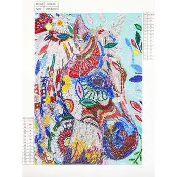

Horse 5D Special Diamond Painting Embroidery Needlework DIY Rhinestone Crystal Cross Crafts Stitch Kit