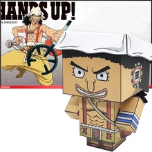 Один кусок Usopp складной резки мини милый 3D бумажная модель бумаги ремесло аниме Рисунок DIY Cubee дети взрослые ремесло игрушки MG-015