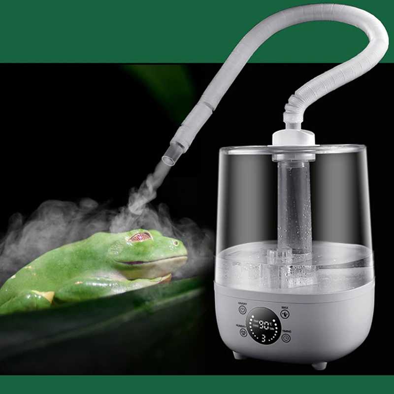 4l Reptile Fog Machine For Amphibians Tortoise Terrarium Large Capacity