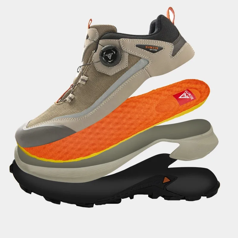 HUMTTO Waterproof Hiking Shoes Breathable Mountain Trekking Sneakers for Men Outdoor Sport Boots Man Climbing Walking Mens Shoes