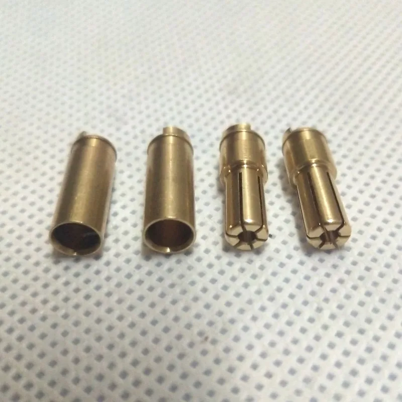 1set EC5 Male Female 2P RC Resistance-Capacitance Circuits Cable Connector Plug Jack Adapter Bullet Goldplated For RC Lipo car (8)