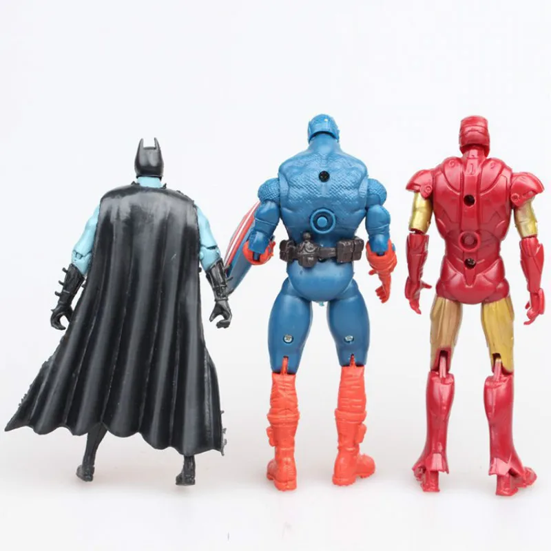 8 шт. игрушки Marvel Мстители Endgame Super Heros Железный человек Человек-паук Халк Дисней ПВХ Фигурки мальчиков Игрушки для детей 2DS11